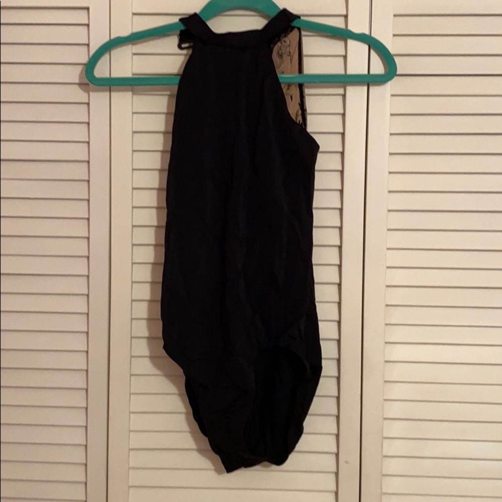 high neck leotard